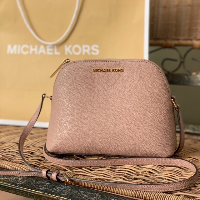 MICHAEL KORS Adele Dome Leather Crossbody Bag | Shopee Malaysia