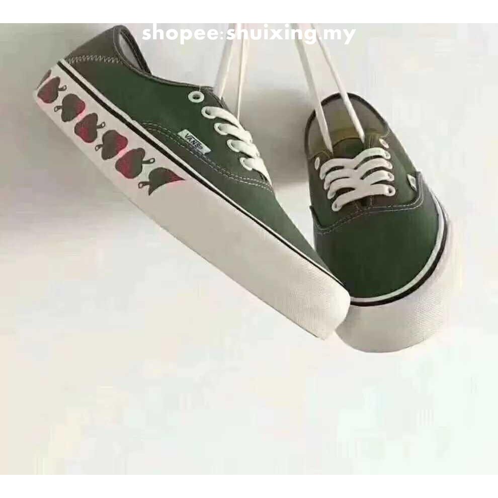 vans green strawberry