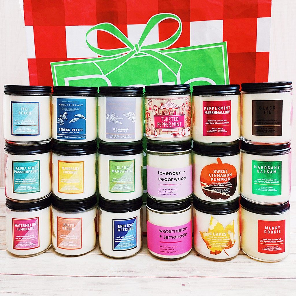 Bath And Body Works Single Wick Scented Candle Lilin Wangi Shopee