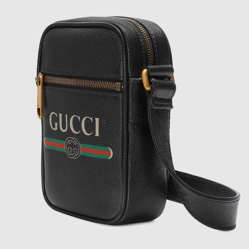 gucci print shoulder bag