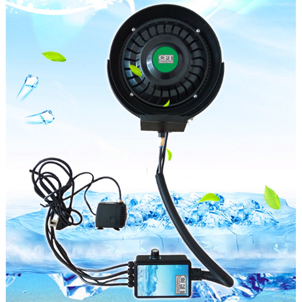 CFT 220V 43W Outdoor Mist humidifier Fan Cooling Misting Fan Mist Kit