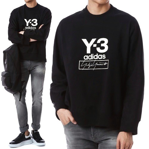 Y-3 ADIDAS Shirt Long Sleeve ( BLACK ) 100% Premium Cotton ADIDAS Y-3 Yohji  Yamamoto UNISEX | Shopee Malaysia