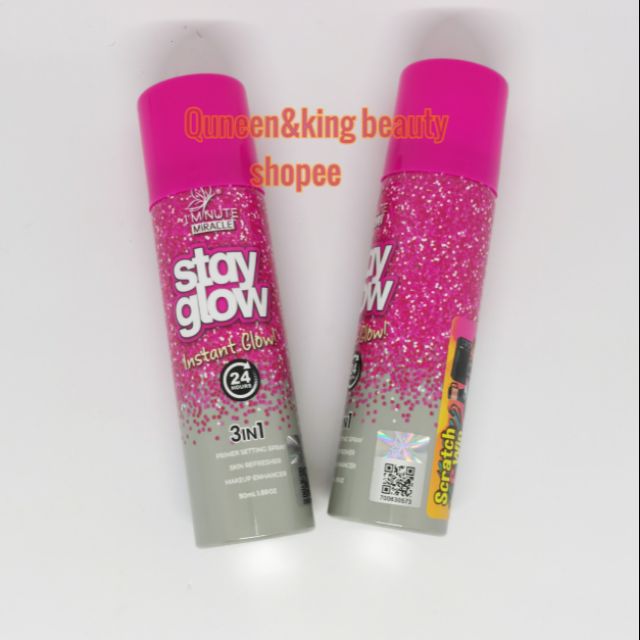 1 minute miracle STAY GLOW 24Hours Instant Glowing + Mineral Skin