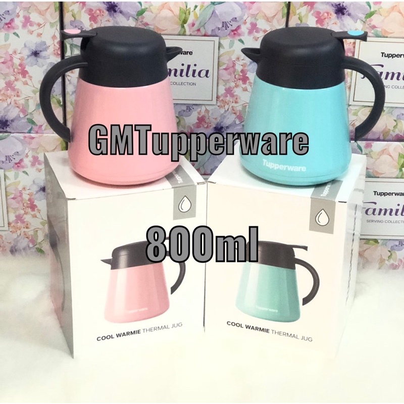 TUPPERWARE COOL WARMIE THERMAL JUG(PINK/TOQUIOSE) Shopee Malaysia