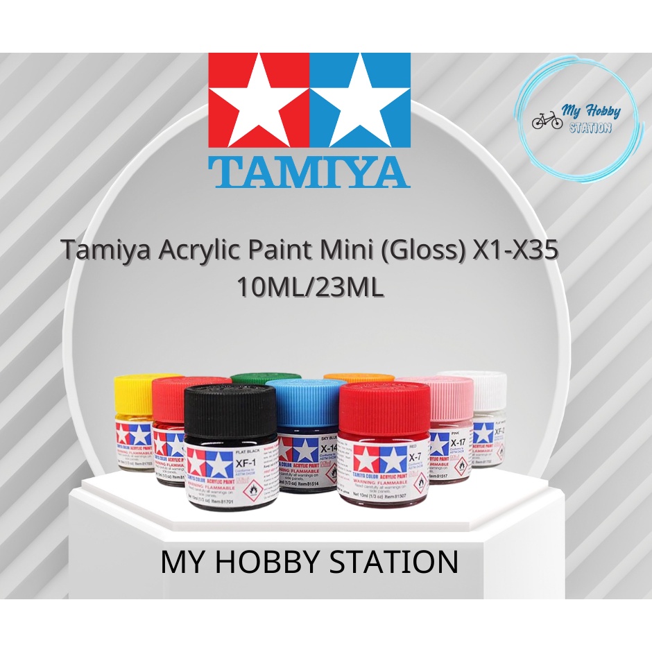 Tamiya Acrylic Paint Mini Gloss X1 X35 10ML 23ML Shopee Malaysia   A262b785e8a60c4dbdfb66b5cd079120