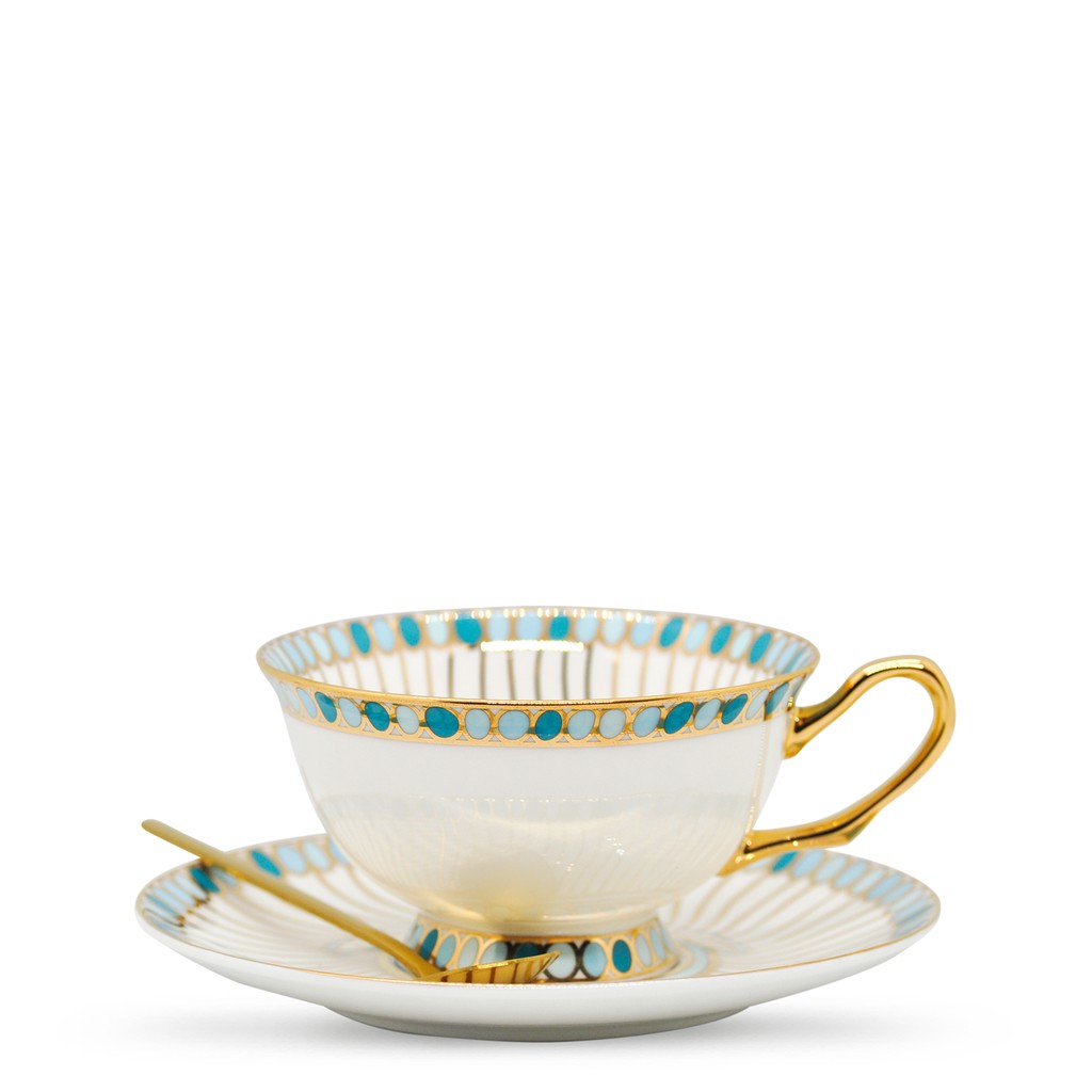 Lots® Vintage Style Tea Cup and Saucer Set