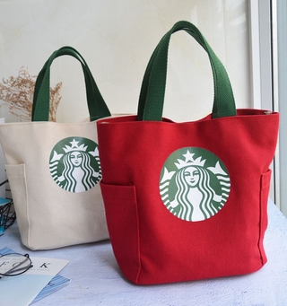 reusable shopper bag starbucks large