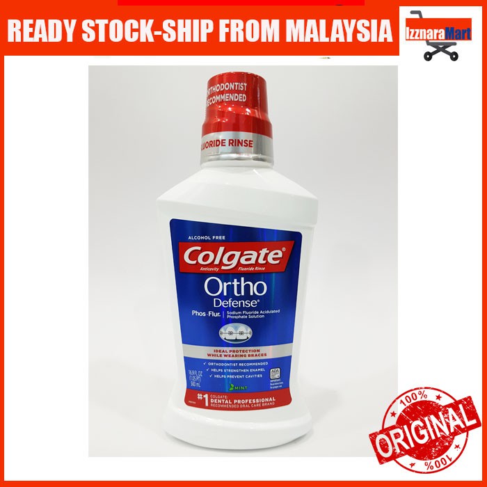 [READY STOCK] Colgate Phos Flur Anti Cavity Fluoride Rinse Ortho