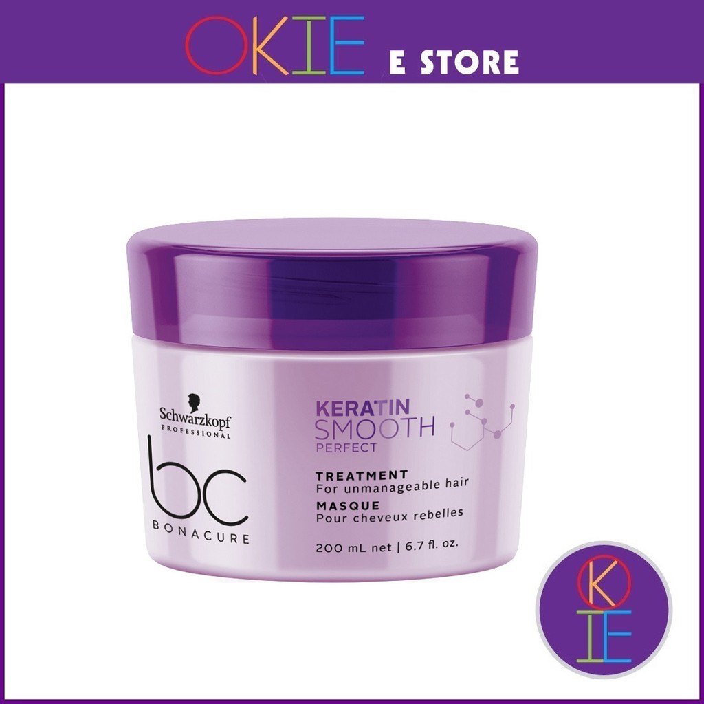 schwarzkopf professional bonacure keratin smooth perfect treatment