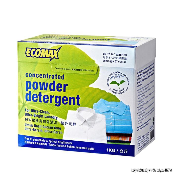 Washing powder spot inventory Ecomax Concentrated Powder Detergent 1kg ...