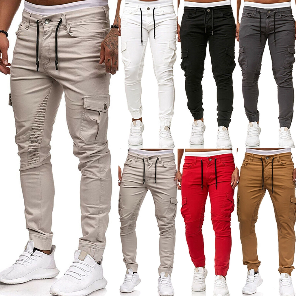 cargo slim fit jeans