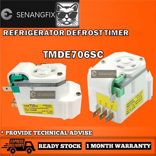 TMDE706SC Type 4 Pin Connector Refrigerator Defrost Timer AC200V/240V