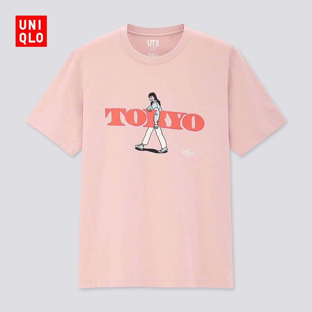 Uniqlo Men S Women S Ut Tokyo Print T Shirt Short Sleeve Uniqlo00 Shopee Malaysia