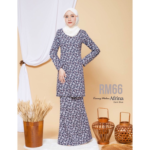  S M L XL ENGLISH  COTTON  KURUNG  MODEN MUSLIMAH 