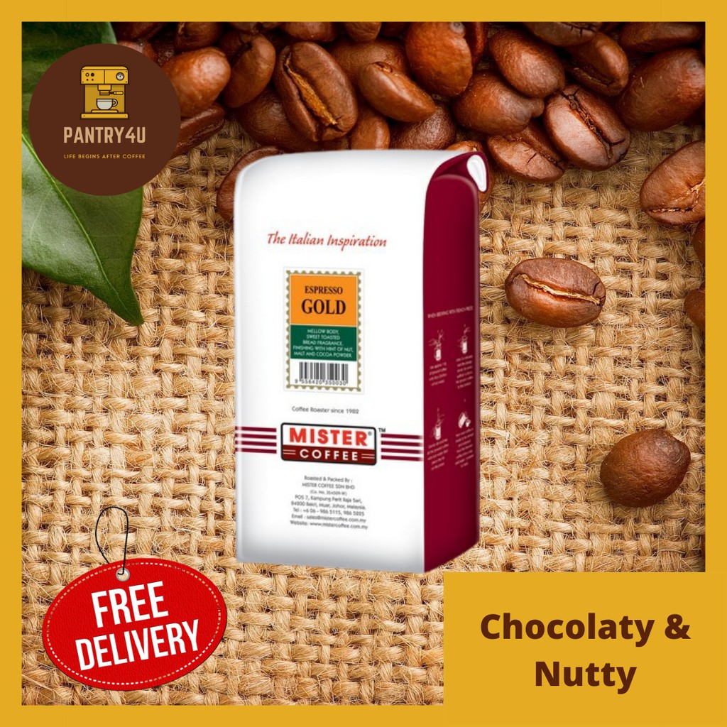 [MISTER COFFEE] High Quality Coffee Bean (Gold) 500g Coffee Bean