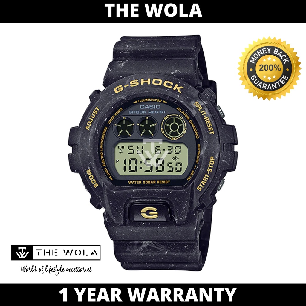 Casio G-Shock Men's Digital DW-6900WS-1 Summer Sea Black Resin Sport Watch