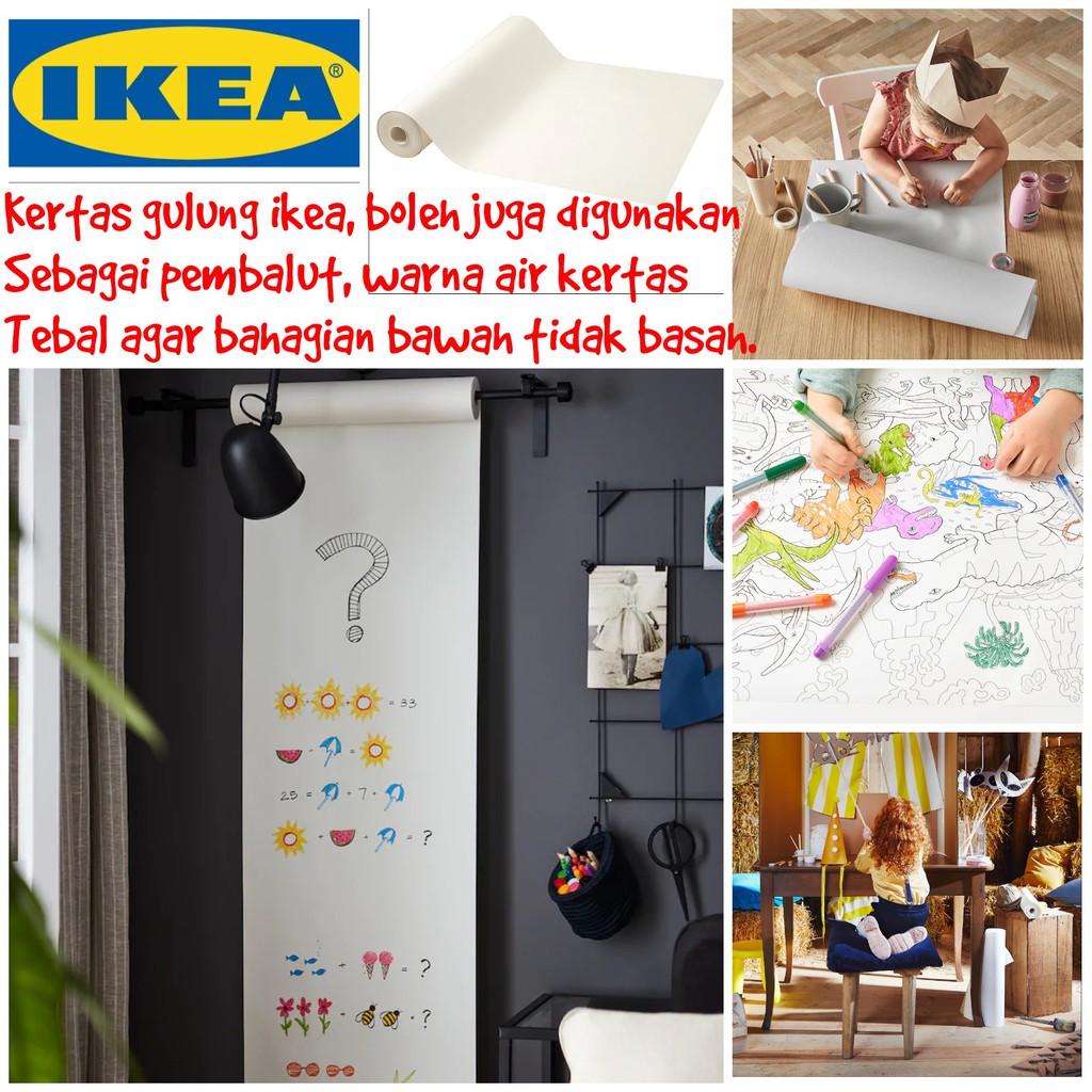 Kertas lukisan Ikea/ Paper Roll Ikea Shopee Malaysia