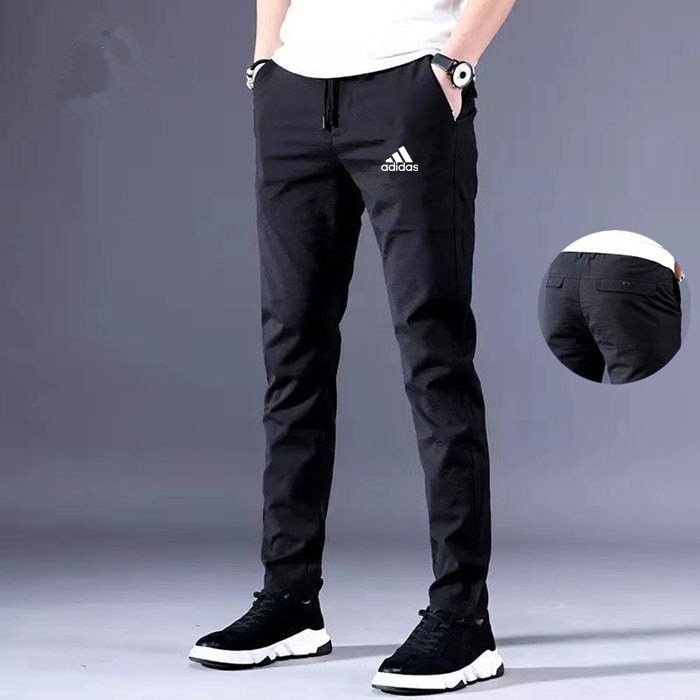 adidas hot Men's Casual Pants Chinos Elastic Cotton sweatpants Long ...