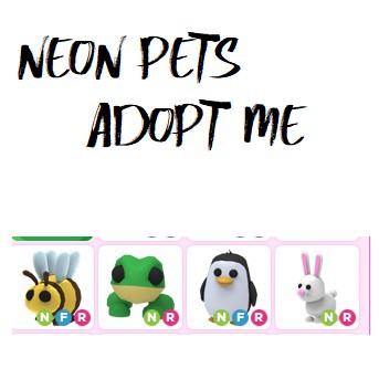Roblox Adopt Me Neon Pets Murah Ready Stock Shopee Malaysia