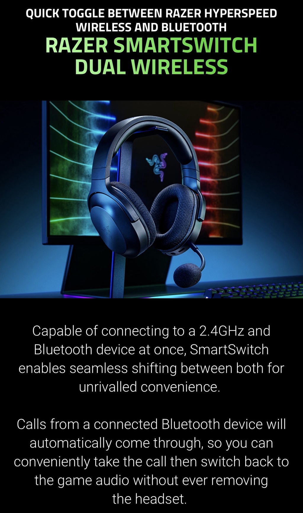 Razer Barracuda X (2022) - Wireless Multi-platform Gaming and Mobile H —  Razer Flagship Store