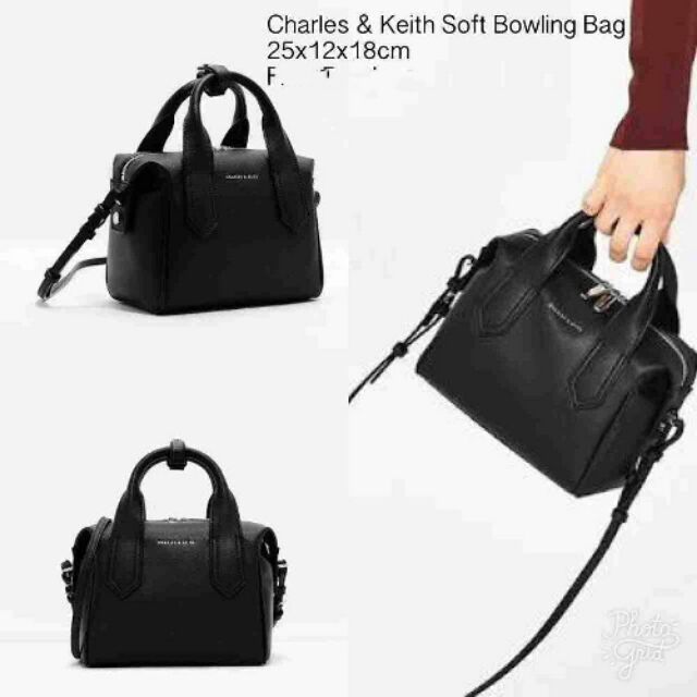 charles and keith soft bowling bag