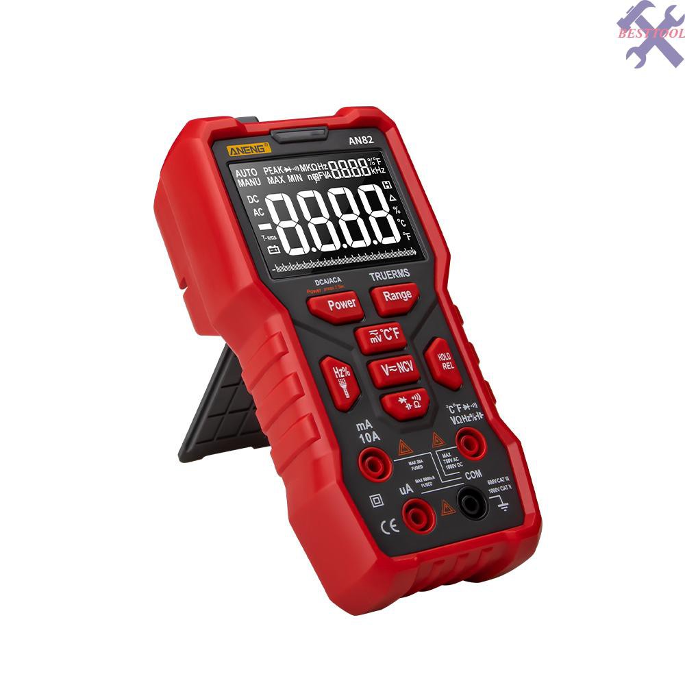 B&T ANENG AN82 Smart Multimeter Auto Range Handheld NCV Digital