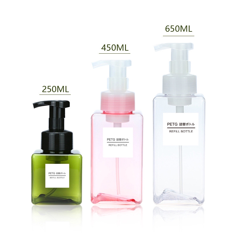 Mousse Foaming Bottle Hand Sanitizer Bottle Cosmetic Dispensing Foam ...