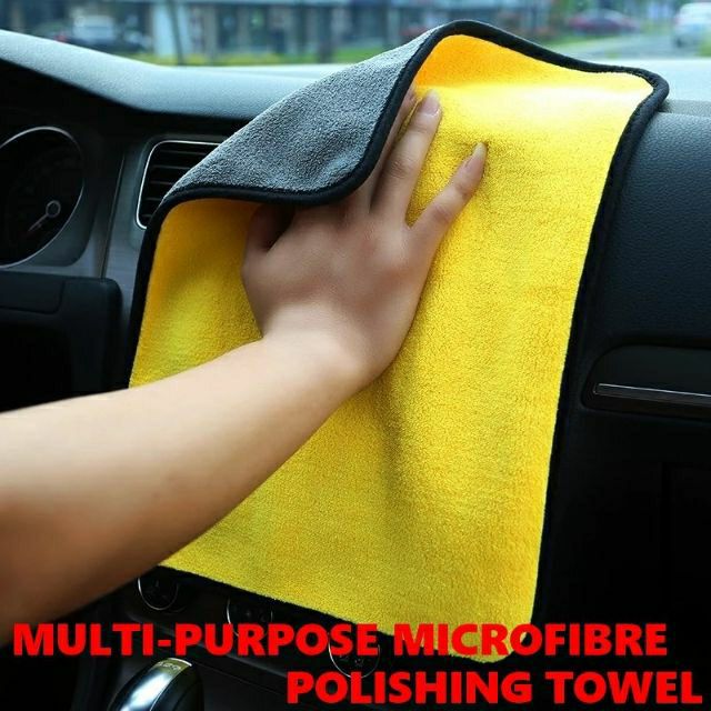 Nano Fiber Multipurpose Microfiber Ultra Cloth Strong Towel Car Home Living Clean Wash 2 Layer King Shopee Malaysia