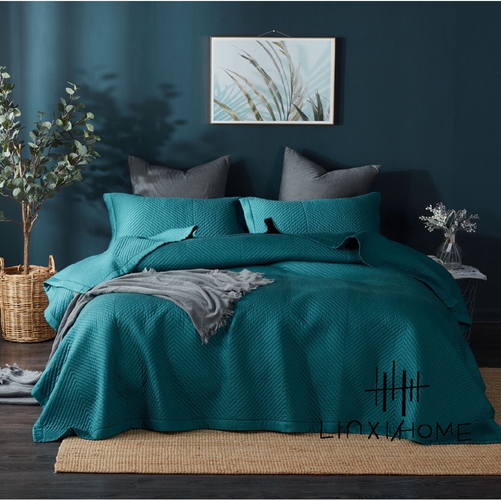Andency stripe comforter set twin size (66x90 inch), 2 pieces mint green patchwork striped comforter, soft microfiber down alternative comforter bedding set with corner loops (mint, white, grey). quilt sheets 100 tencel 3in1set bed sheets mint green comforter bed cover blanket queen king pillowcase