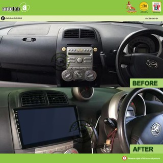 Big Screen Casing Android 10 inch Perodua Myvi Passo 2005 