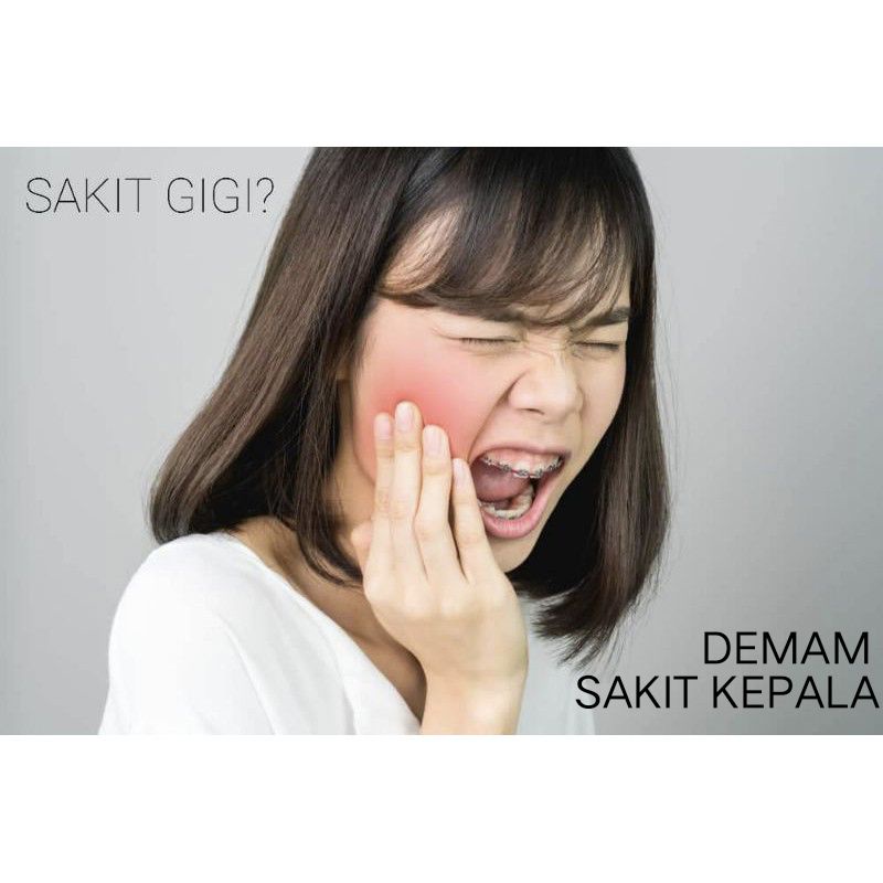 Ubat Sakit Gigi Saraf Gigi Sakit Kepala Demam Paling Berkesan Shopee Malaysia