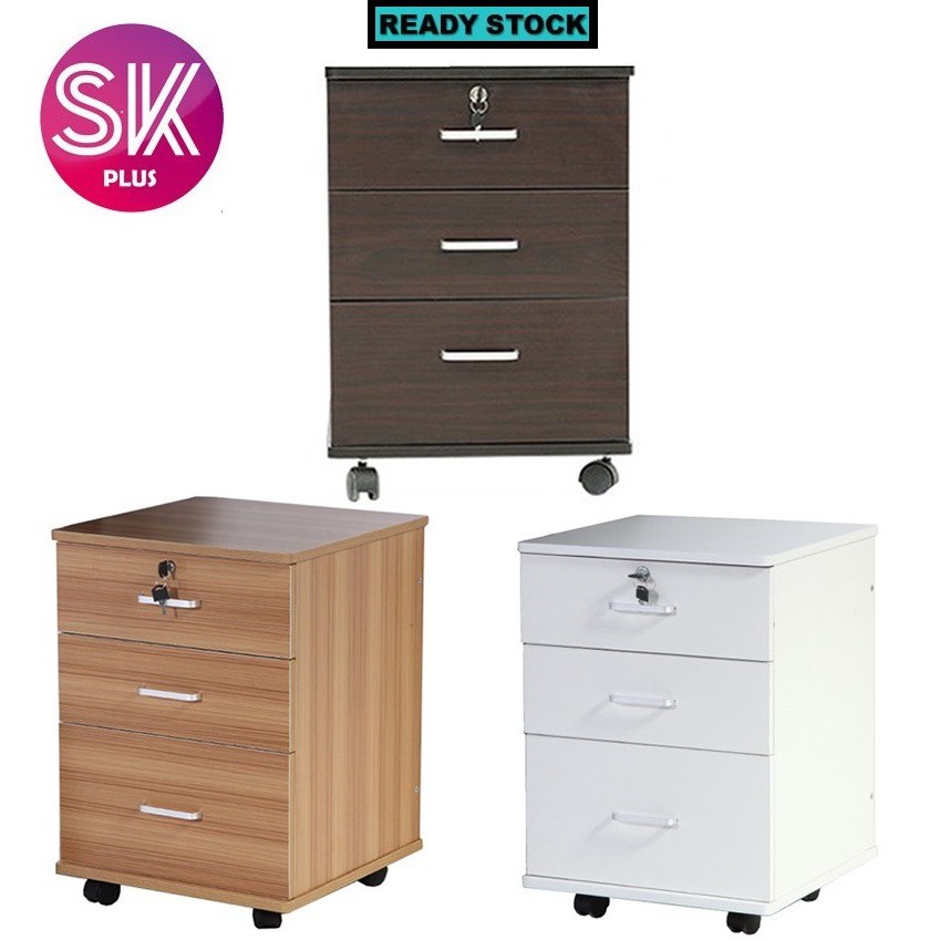 Ready Stock Skplus 3 Tier Office File Cabinet Lock Drawer File Storage Locker Shopee Malaysia