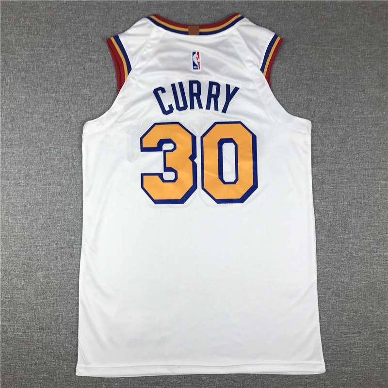 white and gold nba jersey