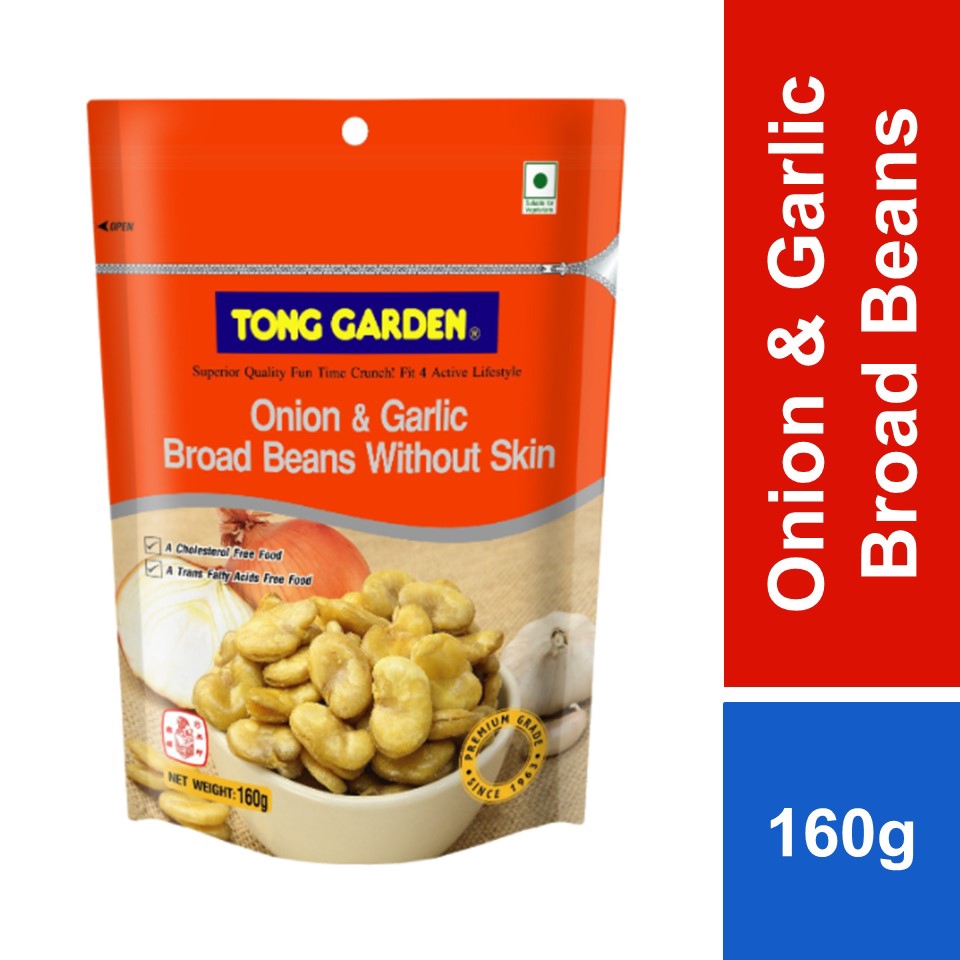 Tong Garden Broad Bean w/o Skin Onion Garlic 160g