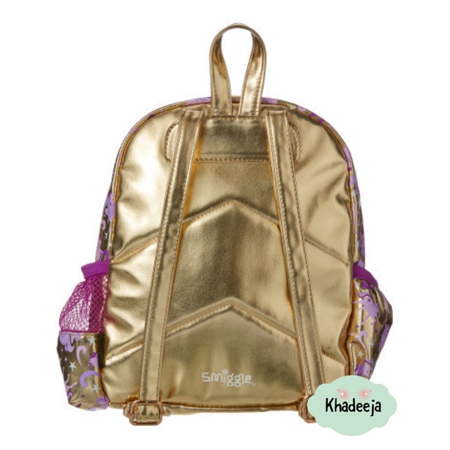Smiggle Gold Teeny Tiny Backpack Brand New