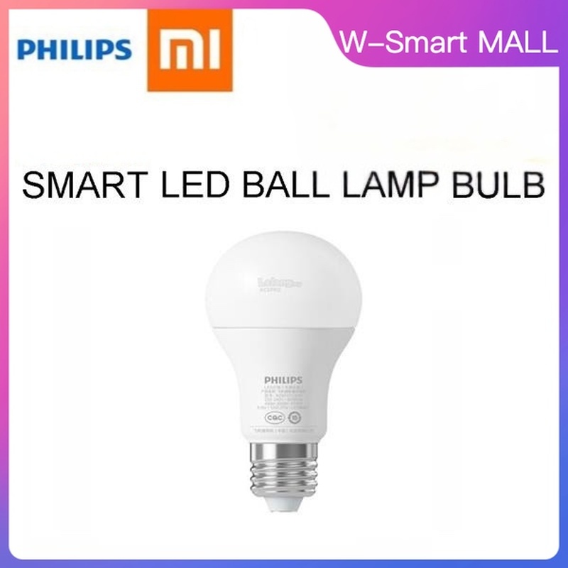 evaluar Escribir poetas Xiaomi PHILIPS LED Smart Bulb Wifi Remote Control Original E27 Smart Ball  Lamp - COLOR / WHITE Mi Home Wifi Remote Control LED Light Bulb | Shopee  Malaysia