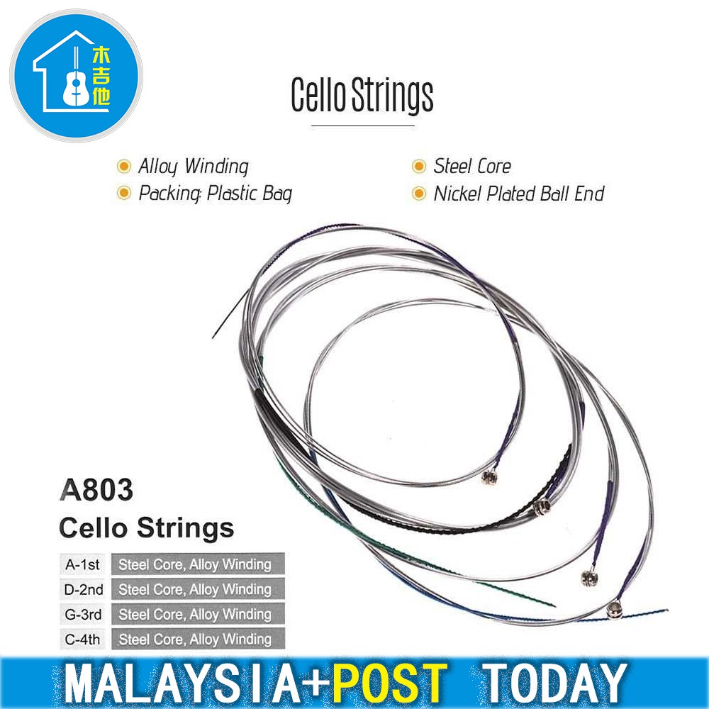Cello String Alice A803 Universal Full Set (ADGE) Cello Strings
