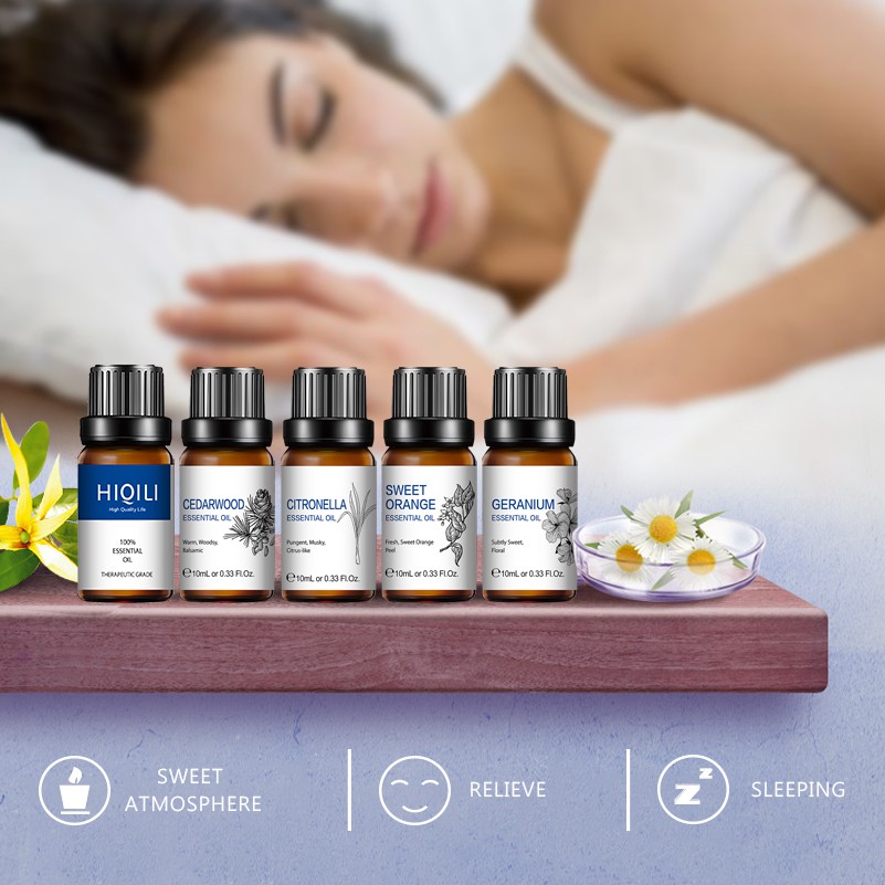 HIQILI Essential Oil Aromatherapy For Sleep Fragrance 100 Natural