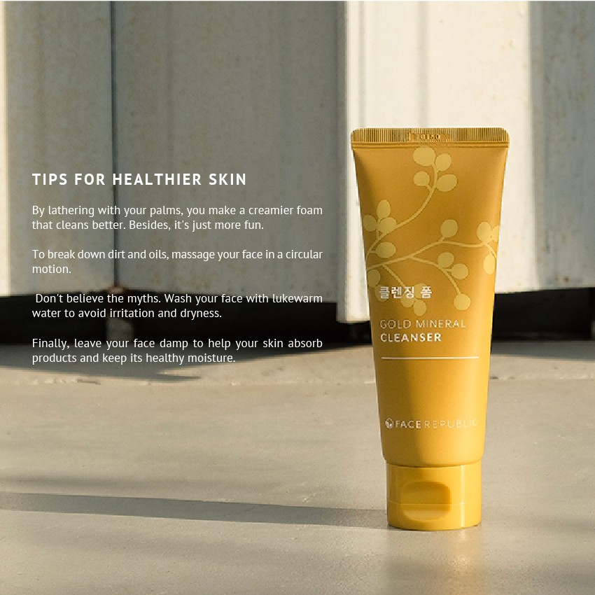 face republic gold mineral cleanser price