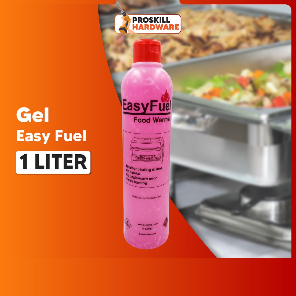 PROSKILL HARDWARE Food Warmer Gel Food Heating Gel Easy Fuel 1 Liter