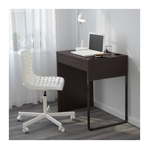 Ikea Micke Desk Black Brown 73x50 Cm Shopee Malaysia