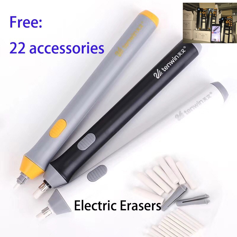 Stationery Eraser & Correction Supplies School & Office Eraser Automatic Battery Operate Electric Rubber Cleaning Home School Office Pemadam Pensil