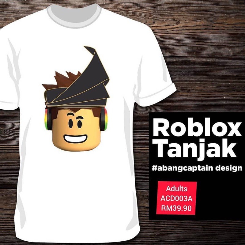Roblox Tanjak Cotton T Shirt For Adults Ready Stock Shopee Malaysia - hypebeast t shirt roblox