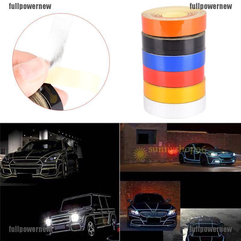 3m Car Truck Reflective Safety Warning Conspicuity Roll Tape Film Sticker Decor