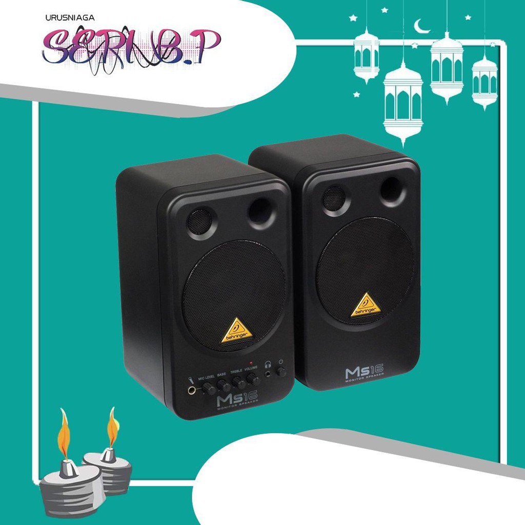 behringer ms16 studio monitors