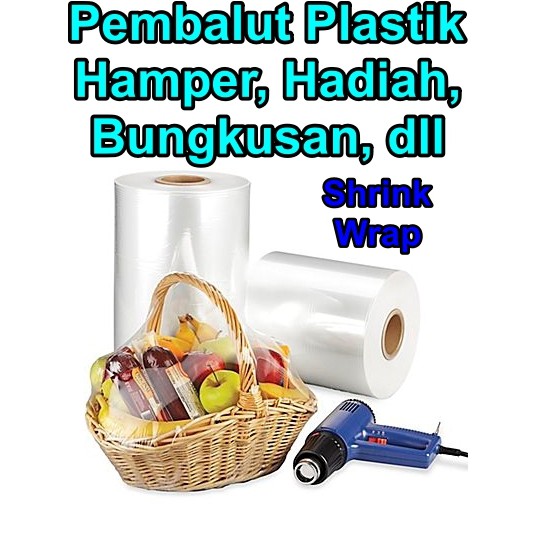 Shrink Wrap Plastic for XL Hamper Basket Gift Product 70cm x 5meter