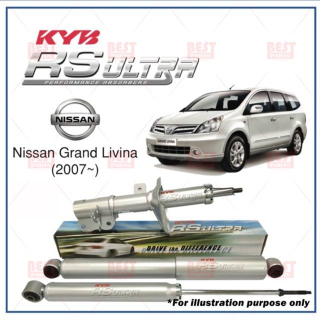 Buy Nissan Livina Latio Sylphy Absorber Front And Rear Kayaba Rs Ultra Heavy Duty Original 1set 4pcs Kayaba Suspension Seetracker Malaysia