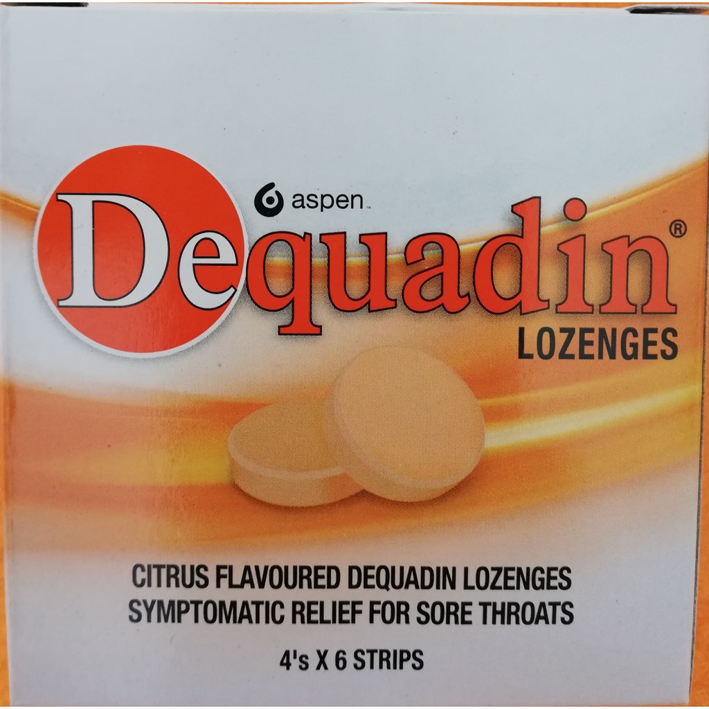 Dequadin Lozenges 24s Sore Throats Relief / Sakit Kerongkong BOX ...