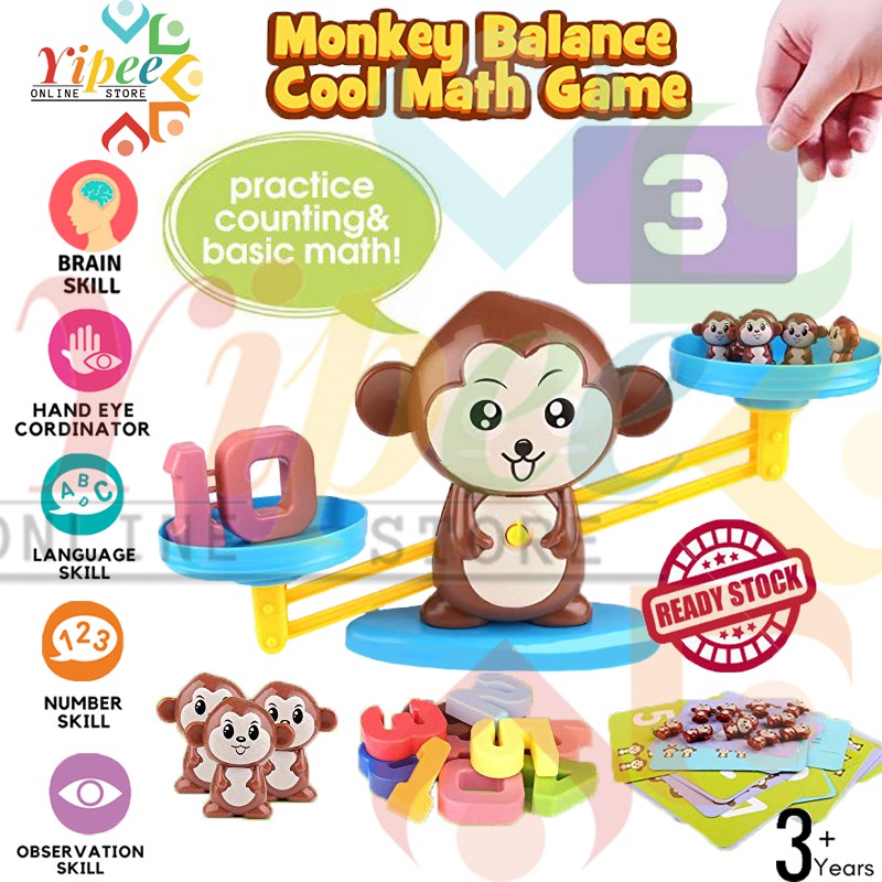 monkey balance math game
