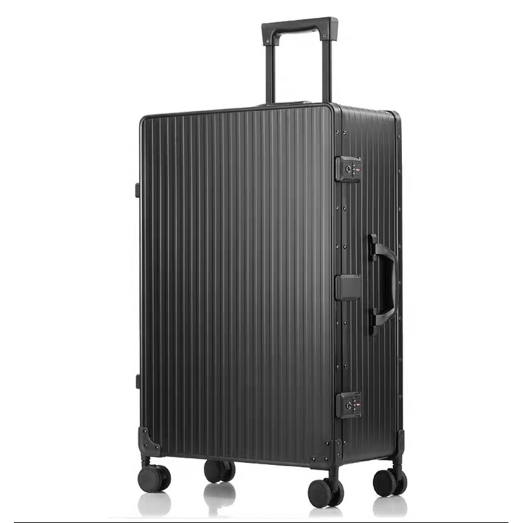 20 Inch -1:9 Open Cabin size Aluminum Frame PC surface luggage bag travel hand carry size TSA lock 4 double wheels